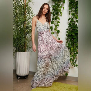 CAMI  NYC Naria Dress in Multi Rainbow Butterfly